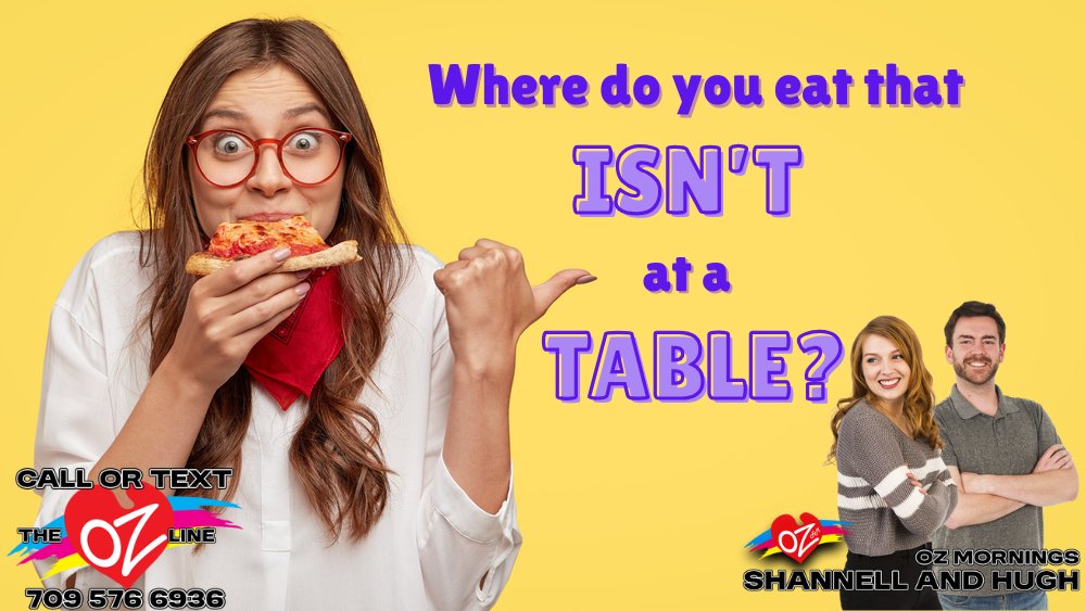 17% of adults eat in bed at least once a week.
-OZ Mornings