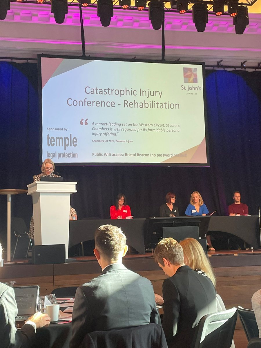 We're taking more of a watching and listening approach today as Strategic Accounts Manager, Nicola Crompton, attends <a href="/StJohnsChambers/">St John's Chambers</a> Catastrophic Injury Conference!
#CatastrophicInjury #PersonalInjury #Rehabilitation #EmpowerRecovery