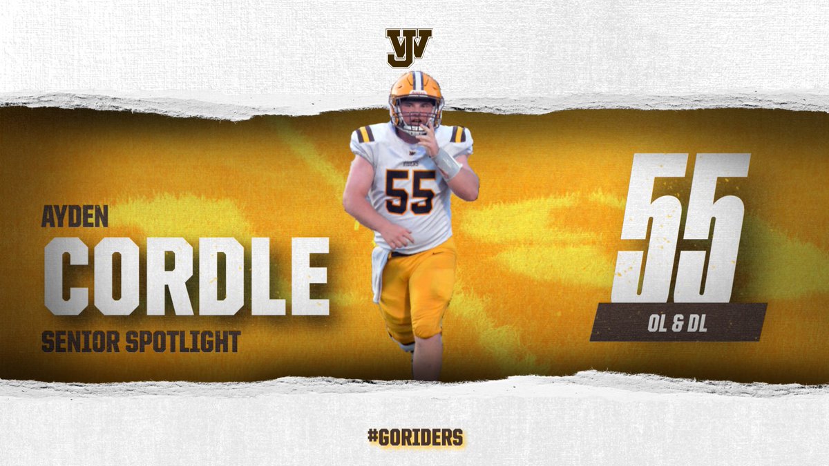 Week 5 Senior Spotlight: Ayden Cordle!

Link to Senior Spotlight Video: 
wevideo.com/view/3896354669

#RoughriderFootball
#OnlyChampionsPlayHere

<a href="/WestJeff_AD/">West Jeff Athletics</a>