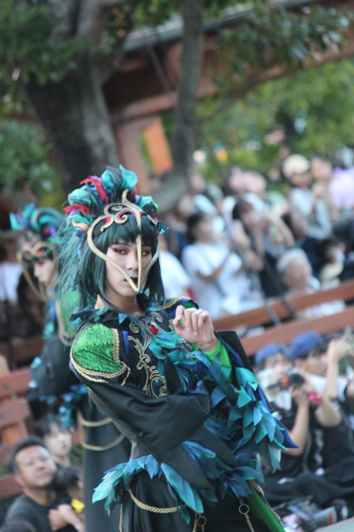 ま*読様 ディズニー　ハロウィン　フレンジー　ダンサー　カラスダンサー　衣装　仮 6d8f55d7325f96629ae7dcb34de082
