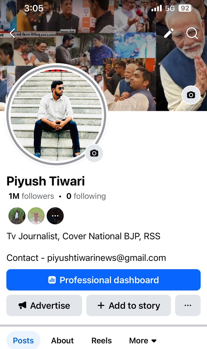 PiyushTiwariNew's tweet photo. हर हर महादेव दोस्तों, नवरात्रि में महादेव और माँ दुर्गा के आशीर्वाद से फेसबुक पर 1 मिलियन ( 10 लाख )+ फॉलोअर का साथ पूरा हुआ #harharmahadev #navratriblessings #millionfollowers #facebookmilestone #maadurgablessings #shivadevotee #1millionstrong #thankyoufollowers https://t.co/qk4ZqBOE8A