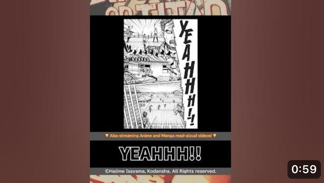 WERE WE TAUGHT TO LET ONE OF OUR OWN FIGHT ALONE?!
youtube.com/shorts/6CHJZjU…

#AttackOnTitan #AOT