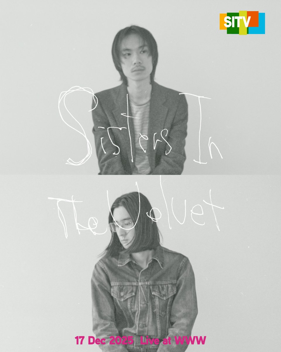 スペースシャワーMUSIC OFFICIAL (@ssm_official__) on Twitter photo ▍Sisters In The Velvet(<a href="/BandSitv/">Sisters In The Velvet</a>)
11月リリース予定のニューEP「Mother's Octave」より、先行シングル「Red Strobe」先行リリース中🎉
12/17には渋谷WWWにてリリース記念のワンマンライブを開催!
♫ Digital Single「Red Strobe」Streaming / DL
tugboat.lnk.to/SITV_RedStrobe
📝 楽曲情報はこちら ▍Sisters In The Velvet(<a href="/BandSitv/">Sisters In The Velvet</a>)
11月リリース予定のニューEP「Mother's Octave」より、先行シングル「Red Strobe」先行リリース中🎉
12/17には渋谷WWWにてリリース記念のワンマンライブを開催!
♫ Digital Single「Red Strobe」Streaming / DL
tugboat.lnk.to/SITV_RedStrobe
📝 楽曲情報はこちら