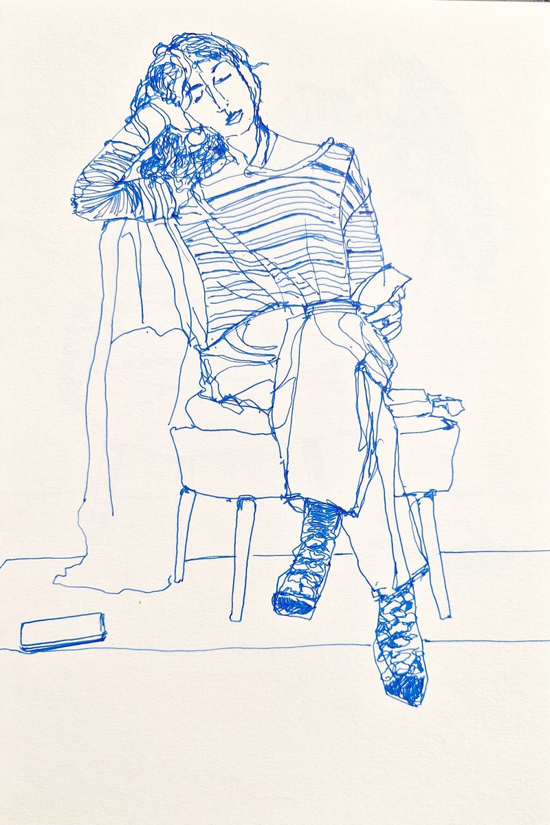 tanguydethuret's tweet photo. Sketches from life — Noémie.
Away from screens, back to presence.
Ellul reminds us: against the technical illusion, the human remains.

#drawing #JacquesEllul #humanpresence #mayaillusion https://t.co/yp1vy7Qht6
