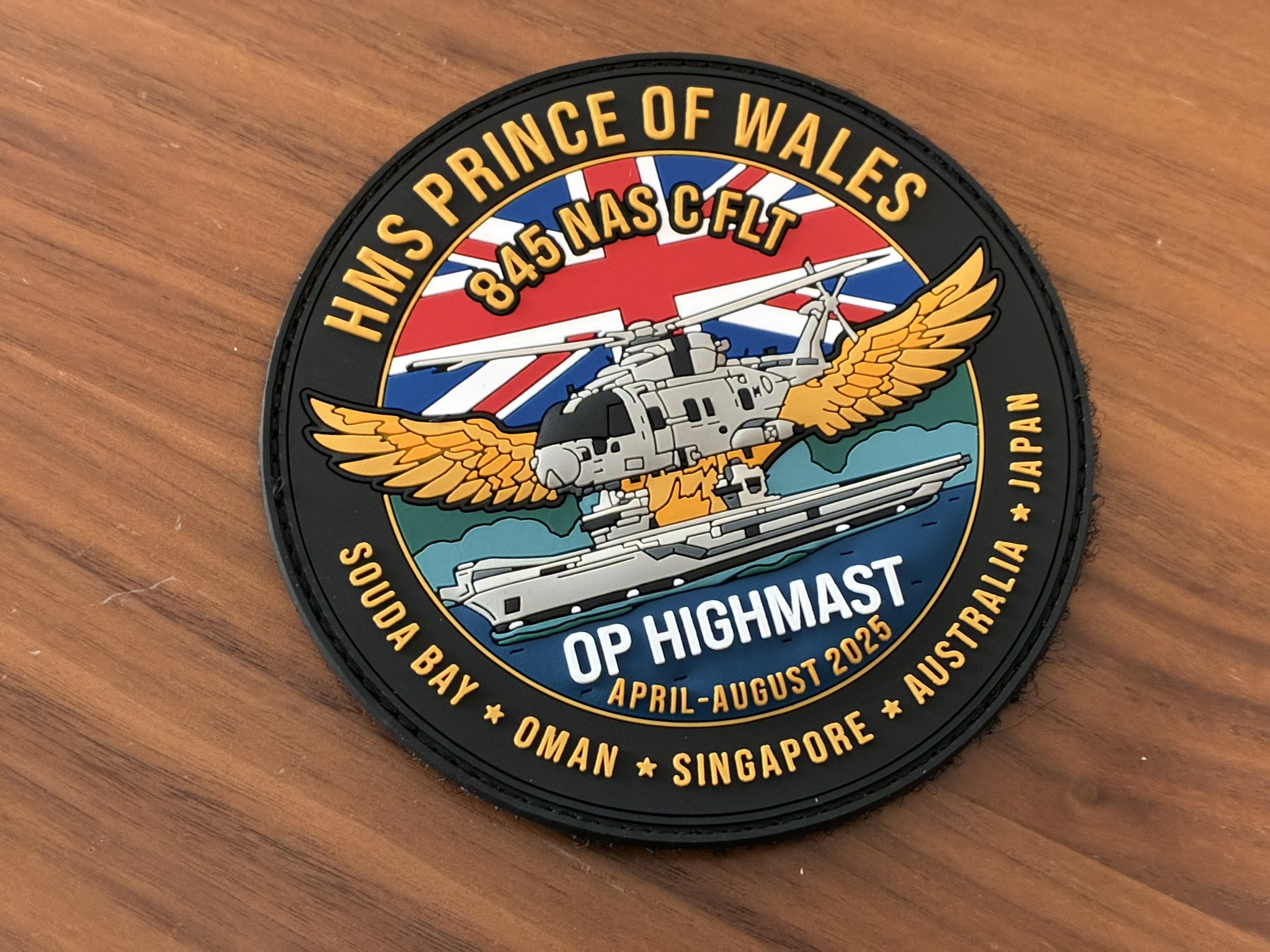 イギリス海軍 オペレーションハイマスト プリンス・オブ・ウェールズ