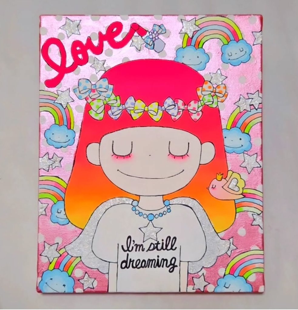 Canvas F3/アクリル ペン/girl 。.:*:・'°☆

#アクリル画
#アナログ絵
#作品