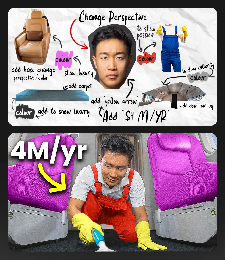 He Makes $330k/Mo Simply By Cleaning Jets🧹✈️

Before➡️After + process thumbnail for
<a href="/Ajayking226/">Ajay</a> 

Had a lot of fun working on this, let me know what you guys think!
