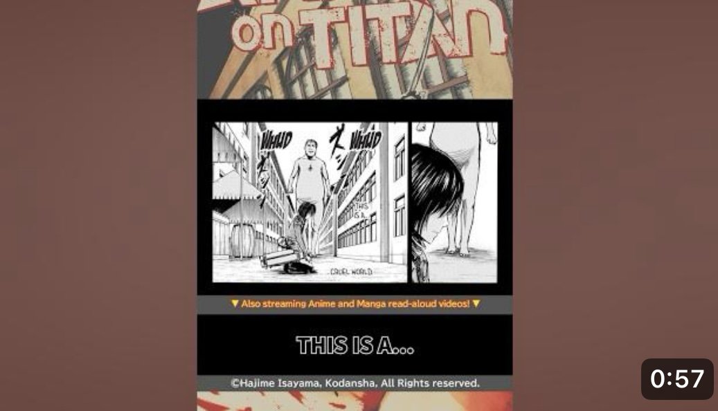 For her, it's another new start... 🌱
youtube.com/shorts/OswNaDx…

#AttackOnTitan #AOT