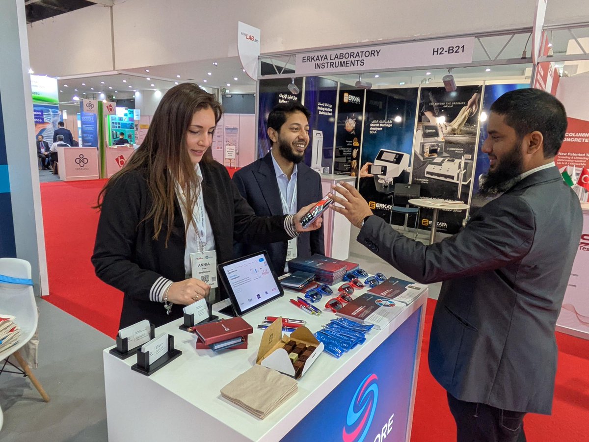 stratocore's tweet photo. π Final day at #ARABLAB 2025!
Itβs been a fantastic few days of discussions on lab design, automation & digital transformation.
Donβt miss us at Stand H2-B38. Come and see how PPMS helps manage labs & core facilities.
#Stratocore #LabManagement #CoreFacilities @ArabLab https://t.co/x7rSiPlR7I