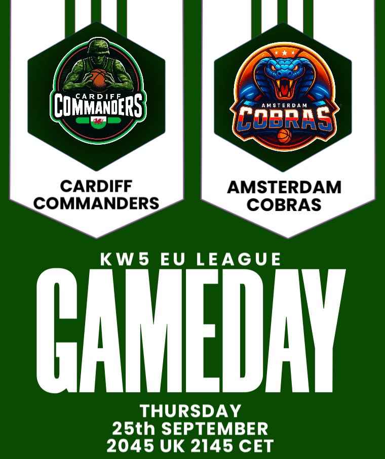 MATCHDAY 2 - <a href="/KW5League/">KW5 EU League</a>
LINEUP VS <a href="/KW5Cobras/">Amsterdam Cobras</a> 

PG - <a href="/sniffmyfisk/">fisk</a> 
SG - <a href="/Hrzrii/">Hrzri-</a> 
SF - <a href="/IMBIGMANDAN/">IMBIGMANDAN</a> 
PF - <a href="/isazh86/">Aleksandar</a> 
C - <a href="/sarmzri/">Sarmzri</a> 

twitch.tv/imbigmandan