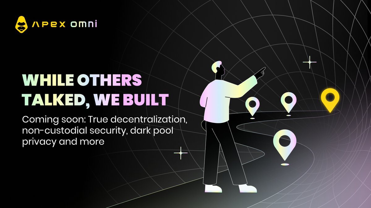 OfficialApeXdex's tweet image. Perp DEXs are back in the game, and the market is finally talking about what we&apos;ve built on from day one 🔥

At ApeX Omni, we deliver the core promises of DeFi:

1⃣ True Decentralization- Permissionless access with zero barriers 
2⃣ Non-Custodial Security: You always maintain…