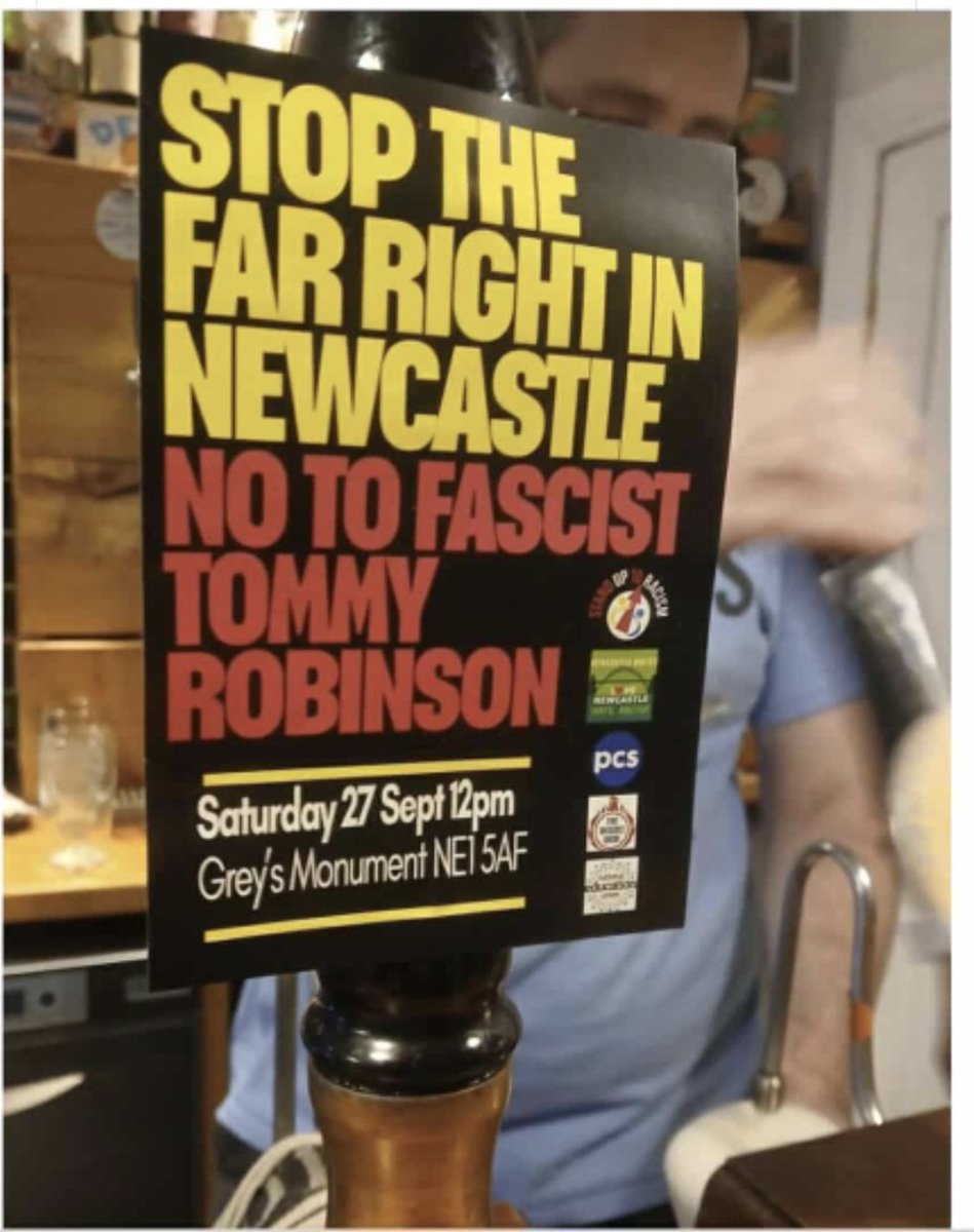 Saturday. Newcastle. 
Join <a href="/AntiRacismDay/">Stand Up To Racism</a> <a href="/NewcastleUnites/">Newcastle Unites</a> <a href="/pcs_union/">PCS Union (pcs.org.uk)</a> <a href="/fbunational/">Fire Brigades Union</a> &amp; many more to resist far right UKIP/Advance UK. 

<a href="/Searchlight_mag/">@Searchlightmagazine</a>