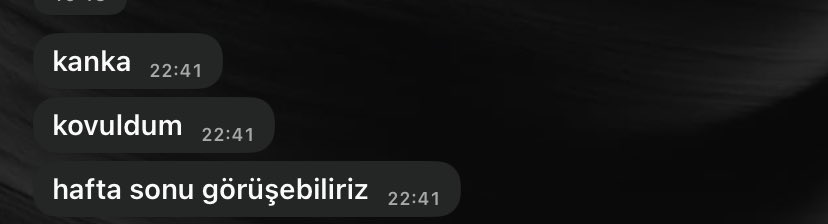 benimle bulusmak icin isten kovuldu🤞🏻