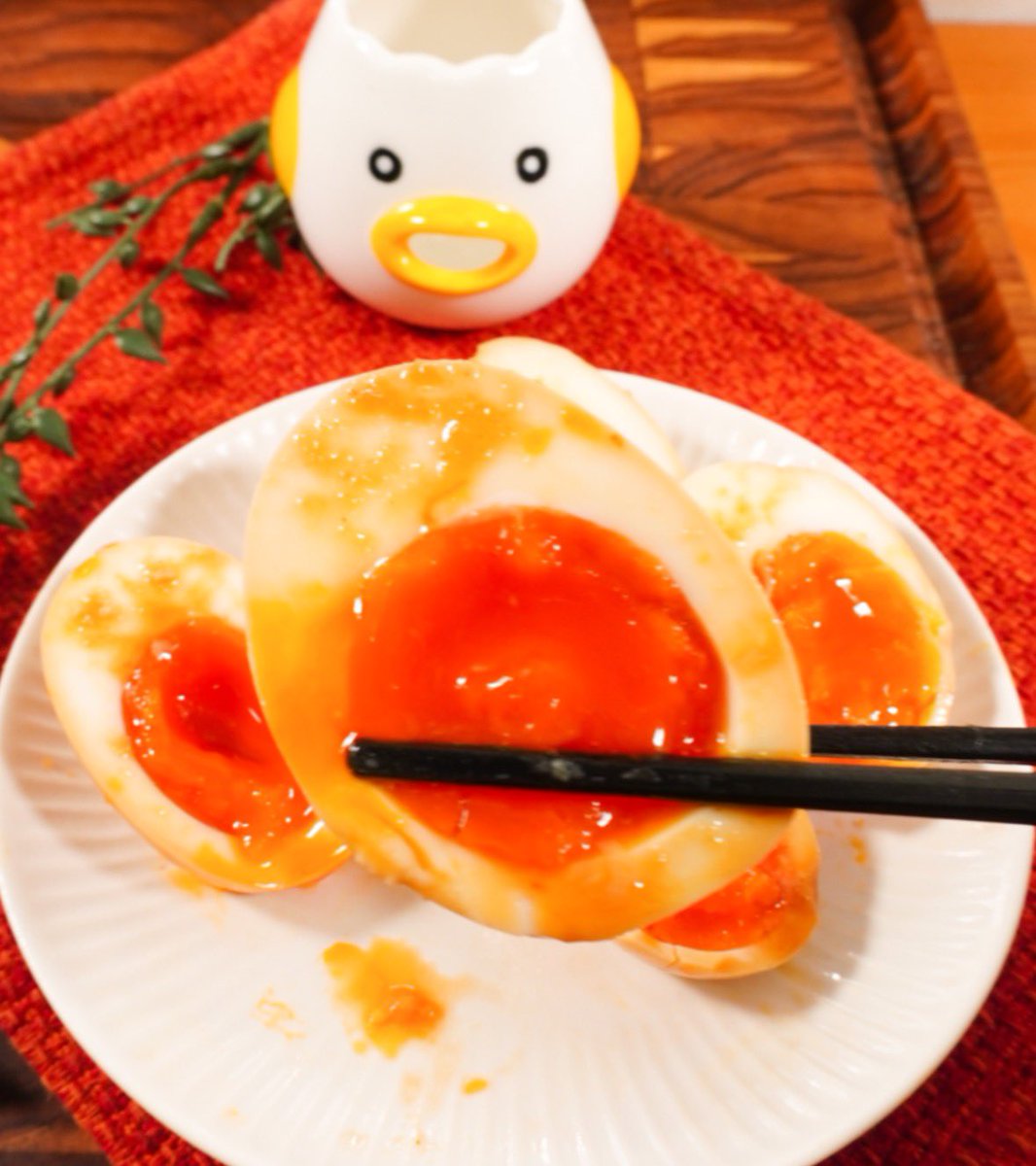 marumi_kitchen's tweet photo. こんな感じに漬けだれアレンジすれば煮卵っぽいものも作れるのでぜひ👍 https://t.co/rb6rYMbLfF