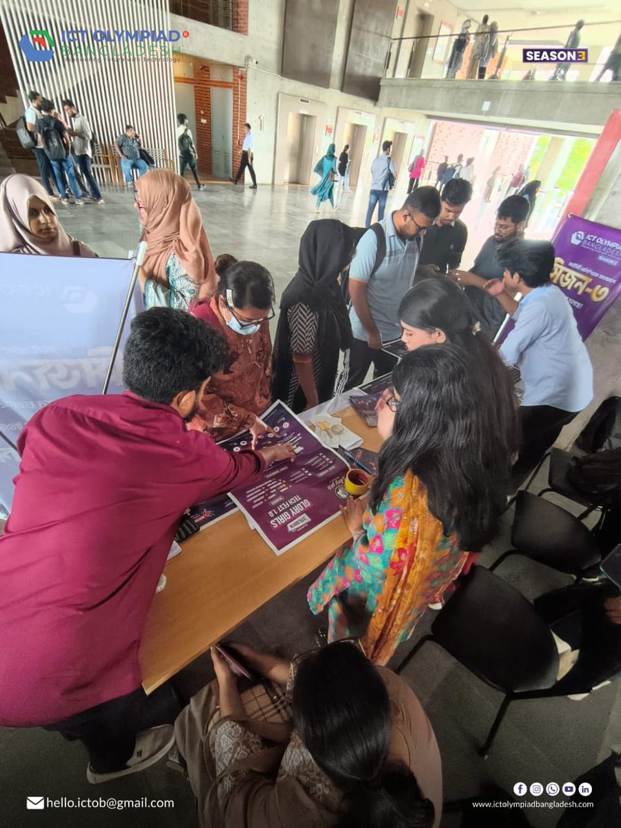 ictolympiadbd's tweet image. ICT Olympiad Bangladesh – সিজন ৩
United International University ক্যাম্পাস এ অফলাইন রেজিস্ট্রেশন বুথ এর তৃতীয়  দিনের খন্ড চিত্র UIU ROBOTICS CLUB  এর উদ্যোগে। 

প্রযুক্তিপ্রেমী শিক্ষার্থীদের স্বপ্নকে বাস্তবে রূপ দিতে আমরা পৌঁছে গেছি আপনার ক্যাম্পাসে।
