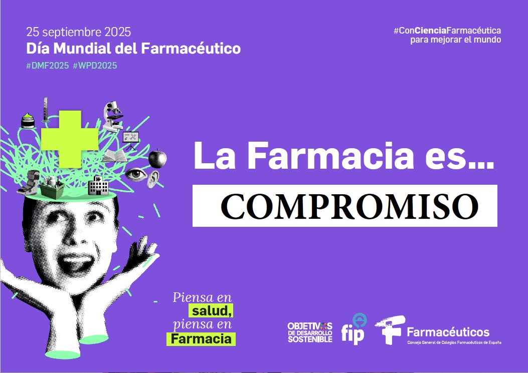 #DíaMundialFarmacéutico Hoy rendimos homenaje a los farmacéuticos, pilares del sistema sanitario. El @Compromiso de los farmacéuticos de la distribución garantiza que los medicamentos lleguen con equidad, calidad y seguridad a cualquier punto de España.

#DMF2025 #WPD2025