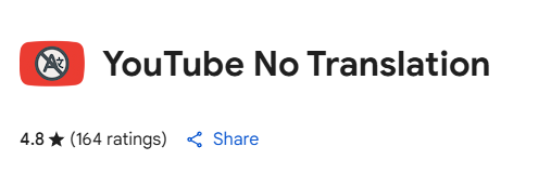 класно, що гугл вирішив, що всі хочуть слухати хуйовий ші дубляж та читати не оригінальні назви та описи роликів. і не дав юзеру можливість це вимикати. тепер доводиться ставики екстеншени (але на айпаді екстеншн не поставиш).