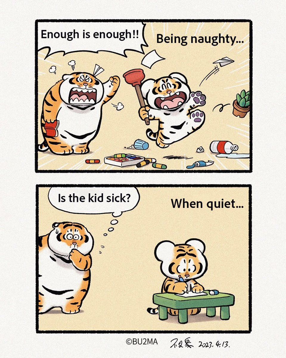 A parent's love knows no bounds.

#AlexandertheFatTiger #ParentLove