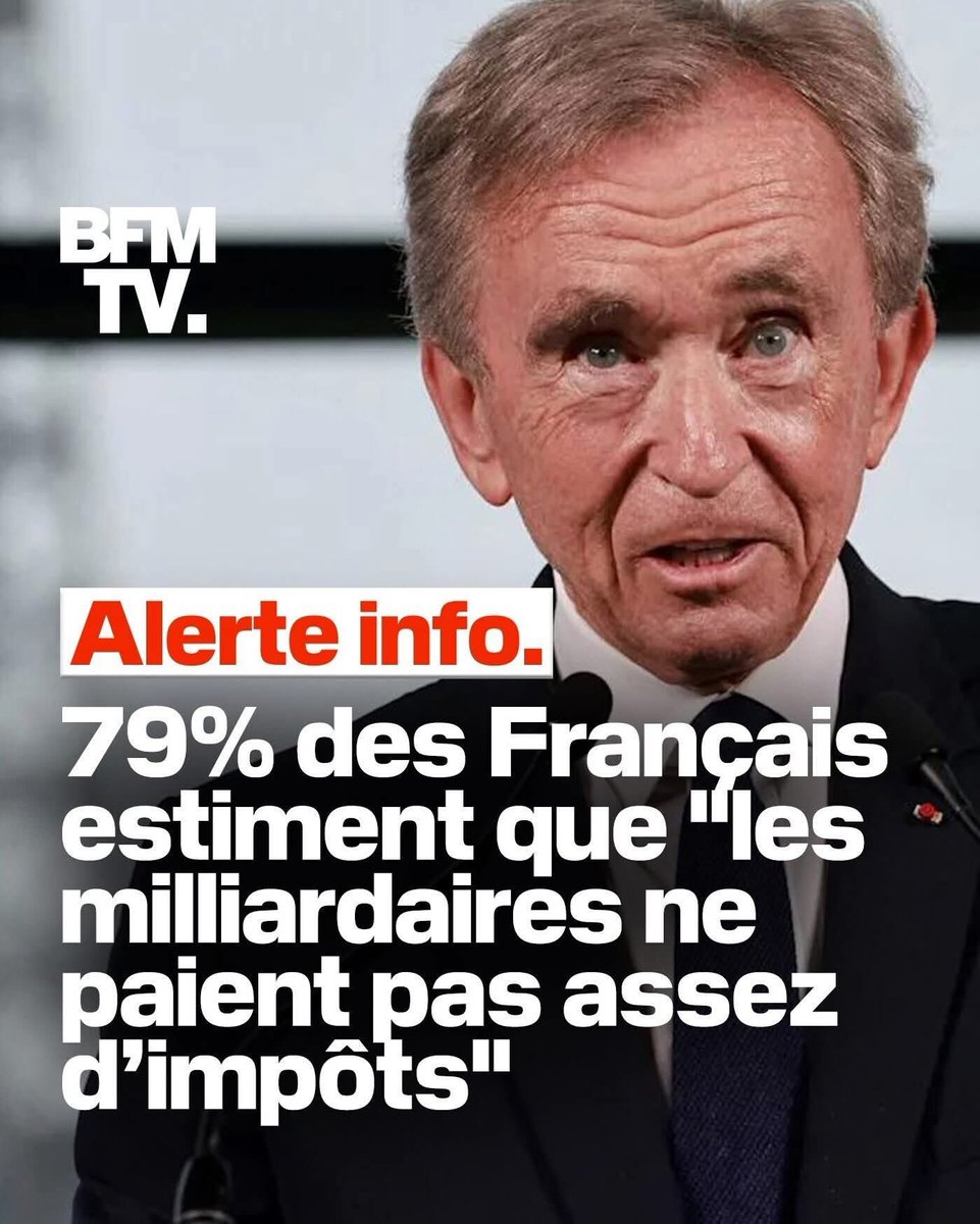 Ça chauffe… ça chauffe du côté des ultra-riches. Ils ressentent la pression, ce qui les obligent à sortir du bois contre la taxe #Zucman à l’image de #BernardArnault !