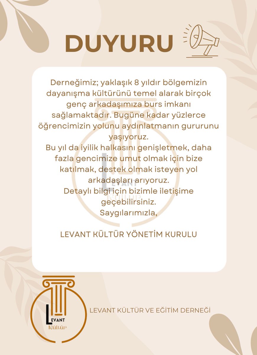 himbeles's tweet photo. Yaklaşık 8 yıldır bölgemizdeki bir çok gencimize bura imkanı sağladık. Bu dayanışma kültürüne destek olmak; bursveren olmak isterseniz bizimle iletişime geçebilirsiniz. 
@levantkultur 
@RhosusEKDER https://t.co/HFbVG6HqS7