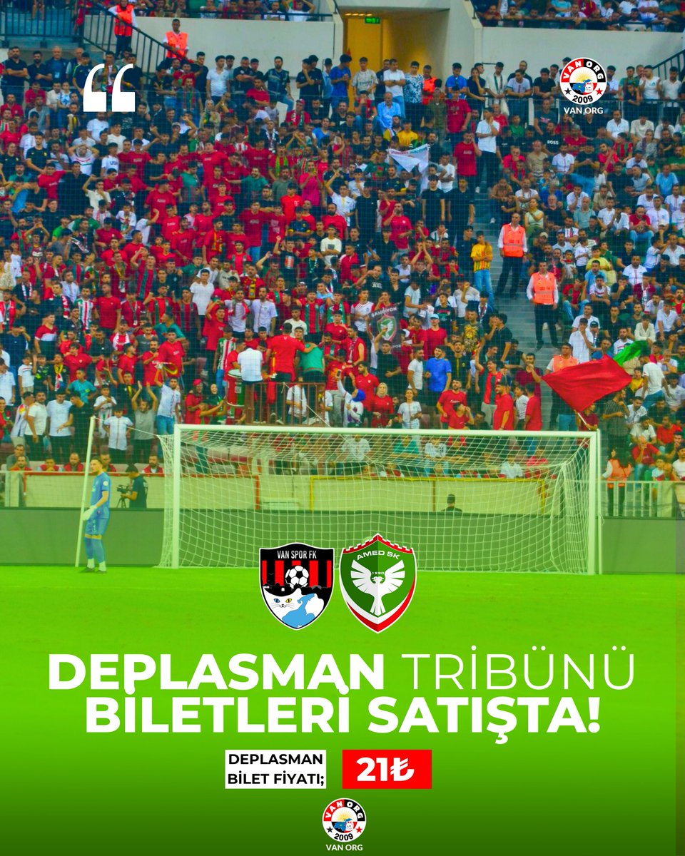 🎟️ Deplasman biletleri 21₺’den satışta!

Pazartesi günü evimizde oynayacağımız Amedspor karşılaşmasının deplasman bilet fiyatları, yönetim kurulumuz tarafından 21 TL olarak belirlenmiştir. 💚❤️🖤

Dostane, barış dolu ve örnek bir atmosferde geçmesini dilediğimiz bu özel maça;