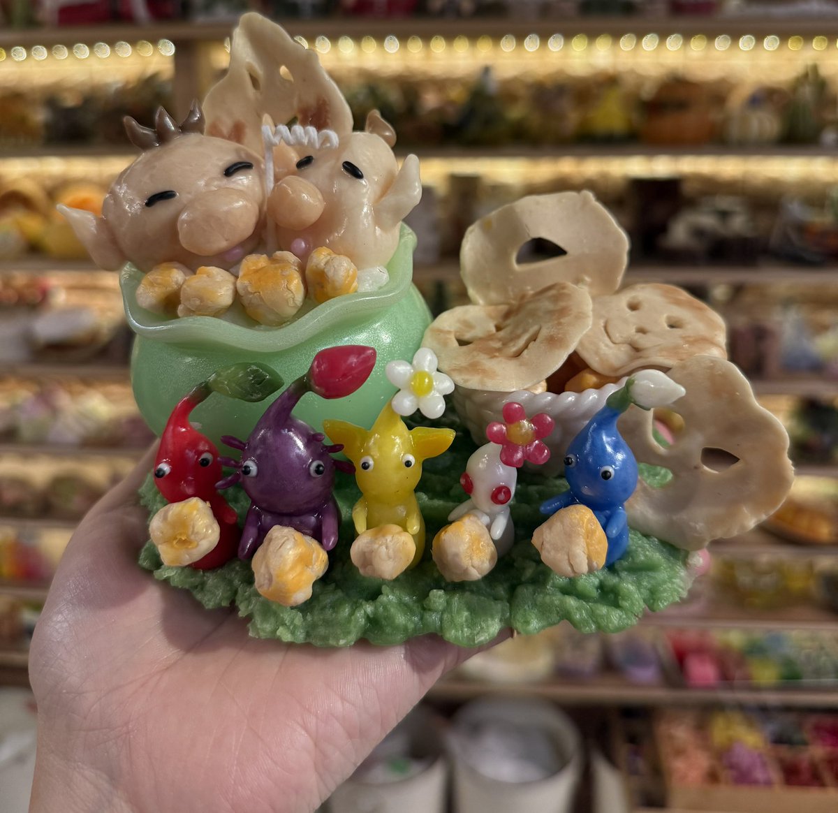 mzhp1127's tweet image. ❤️💜💛🤍💙

ピクミンかわいくて作っちゃいました🫶
#ピクミン 
#ピクミン2