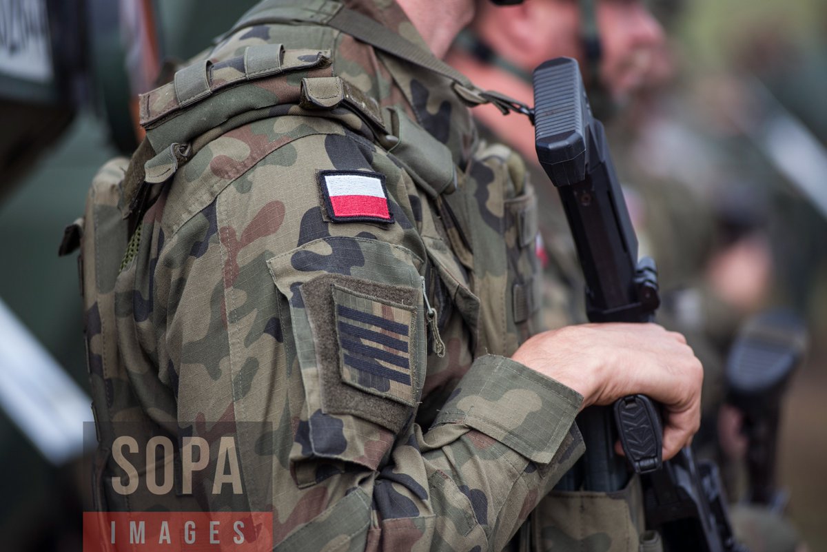 sopaimages's tweet image. Several views of the #Military #exercises of #Poland and #NATO #allied #countries in #Orzysz, #Poland on Sep 17, 2025. Poland and NATO allies held #militaryexercises at a #trainingground as part of #IronDefender-25 (#ZelaznyObronca-25). 📷 Attila Husejnow for SOPA Images