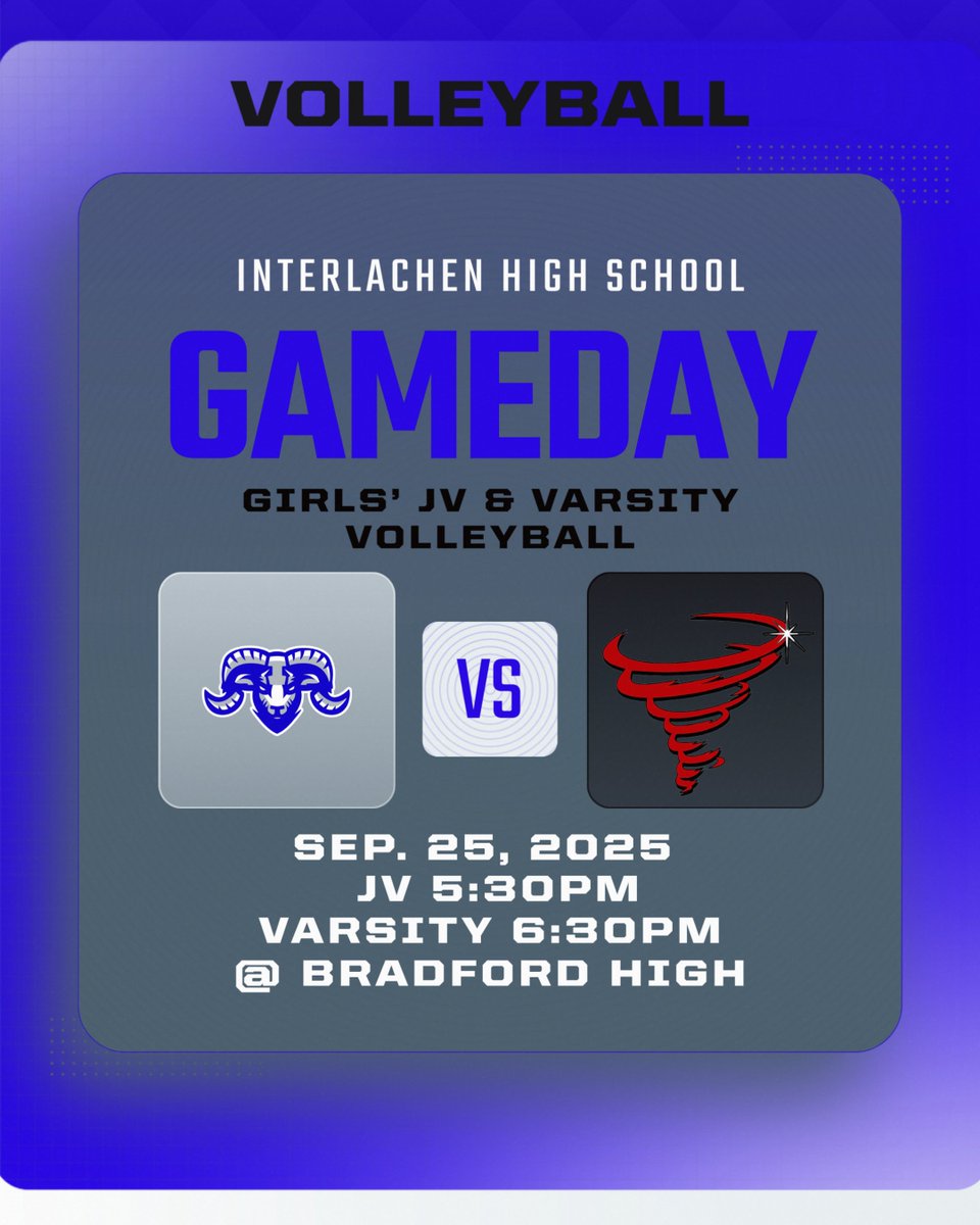 JV and Varsity Volleyball take on the Tornados in Bradford tonight!