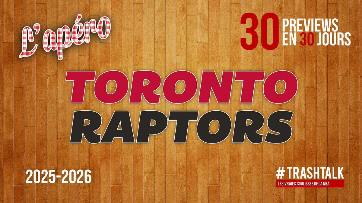 🔥 30 PREVIEWS : LES RAPTORS !! 🔥

TORONTO, C’EST DÉJÀ LEUR TOUR ?!? 😱🦖🇨🇦😱

- L’année du décollage pour eux ?
- A-t-on confiance en ce 5 majeur ?
- Pression max sur Barnes et Darko ?
- Toronto ça joue QUOI en 2026 ?

À TABLE !! 🍽️

➡️ youtu.be/1kf9NGdQGOA