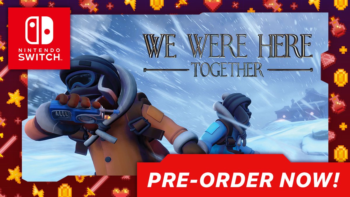 Two Explorers. One frozen mystery. ❄️

Pre-order We Were Here Together now on Nintendo Switch! 

Prepare to team-up and start your co-op puzzle adventure soon... from the comfort of your couch! 🧩

#NintendoSwitch #WeWereHereTogether
