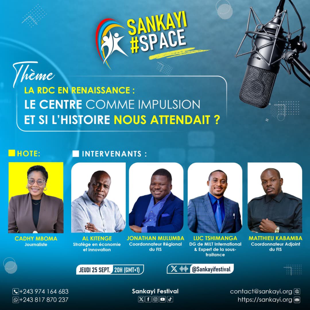 𝐄𝐧 𝐫𝐨𝐮𝐭𝐞 𝐯𝐞𝐫𝐬 #𝐒𝐀𝐍𝐊𝐀𝐘𝐈𝟐𝟎𝟐𝟓 !🔛🚀

 𝐑𝐞𝐣𝐨𝐢𝐠𝐧𝐞𝐳-𝐧𝐨𝐮𝐬 𝐞𝐧 𝐝𝐢𝐫𝐞𝐜𝐭 𝐬𝐮𝐫 𝐗 𝐒𝐩𝐚𝐜𝐞 𝐩𝐨𝐮𝐫 𝐩𝐚𝐫𝐥𝐞𝐫 𝐝𝐞 𝐥𝐚 𝐫𝐞𝐧𝐚𝐢𝐬𝐬𝐚𝐧𝐜𝐞 𝐝𝐮 𝐩𝐚𝐲𝐬 à 𝐩𝐚𝐫𝐭𝐢𝐫 𝐝𝐮 𝐜𝐞𝐧𝐭𝐫𝐞 , 𝐞𝐧𝐭𝐫𝐞𝐩𝐫𝐞𝐧𝐞𝐮𝐫𝐢𝐚𝐭 𝐞𝐭