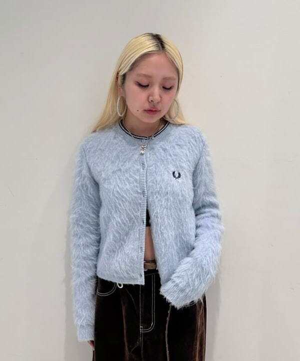 FRED PERRY x Ray BEAMS カーディガン グレー BEAMS｜ビームス on X