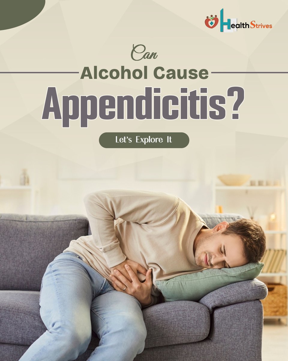 healthstrives's tweet photo. Can alcohol cause appendicitis? Discover the truth behind this health concern and learn how drinking habits may affect your appendix.
Visit Here https://t.co/15AeBLhpB8
#Healthstrives #CanAlcoholCauseAppendicitis #AppendicitisAwareness #AlcoholAndHealth #GutHealth https://t.co/oFJiLqyPt7