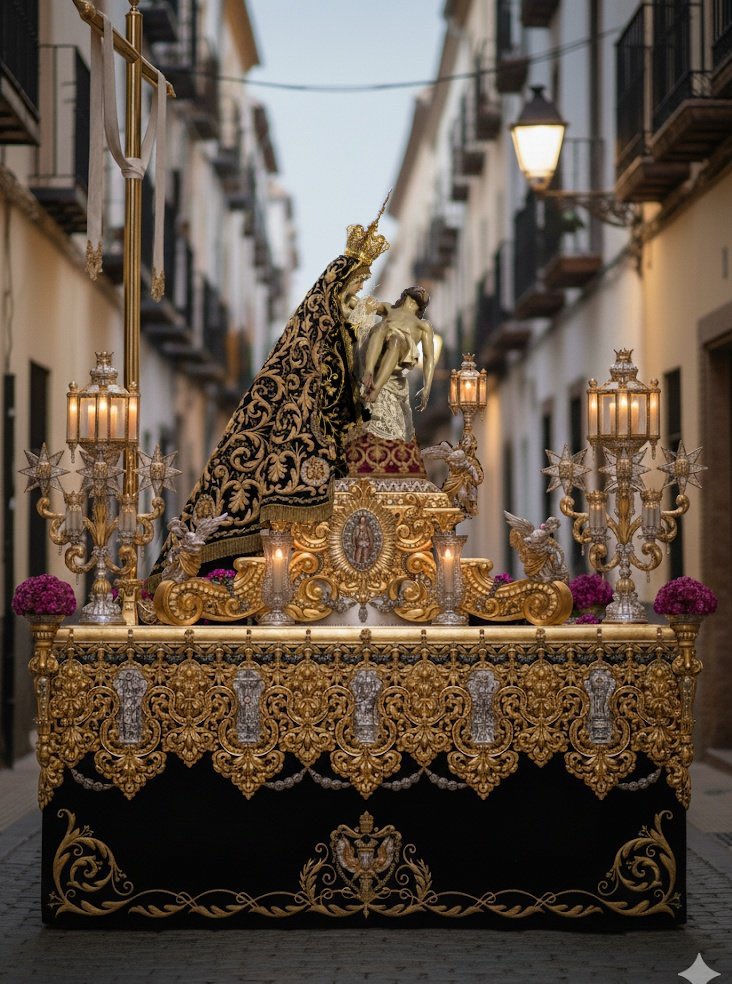cordobescofrad's tweet photo. Apostar por un estilo más cordobés y personal sería simplemente un acierto.

Caído, necesita una renovación del paso y esto diseño, sin duda, es una locura.

Por el contrario el paso actual de las Angustias es una maravilla, pero le falta esencia a la decana cordobesa. https://t.co/tZ5EDtB4RA
