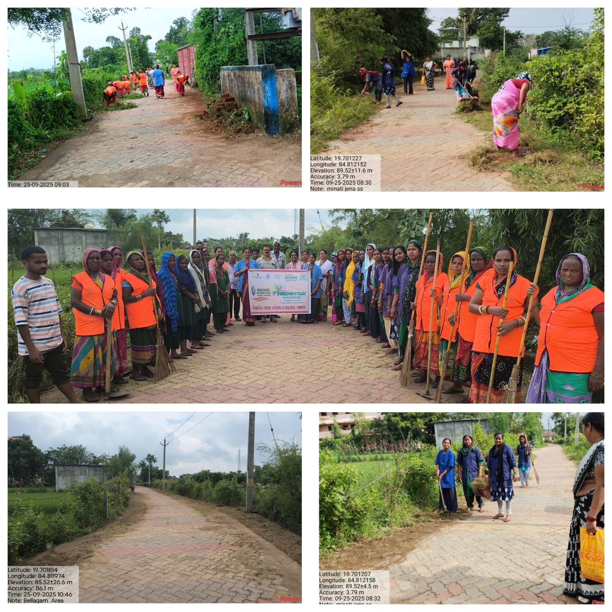 Mass cleaning drive.
EK DIN EK GHANTA EK SAATH on eve of SWACHATA HI SEVA 2025 of swachha utsav at NAC Polasara