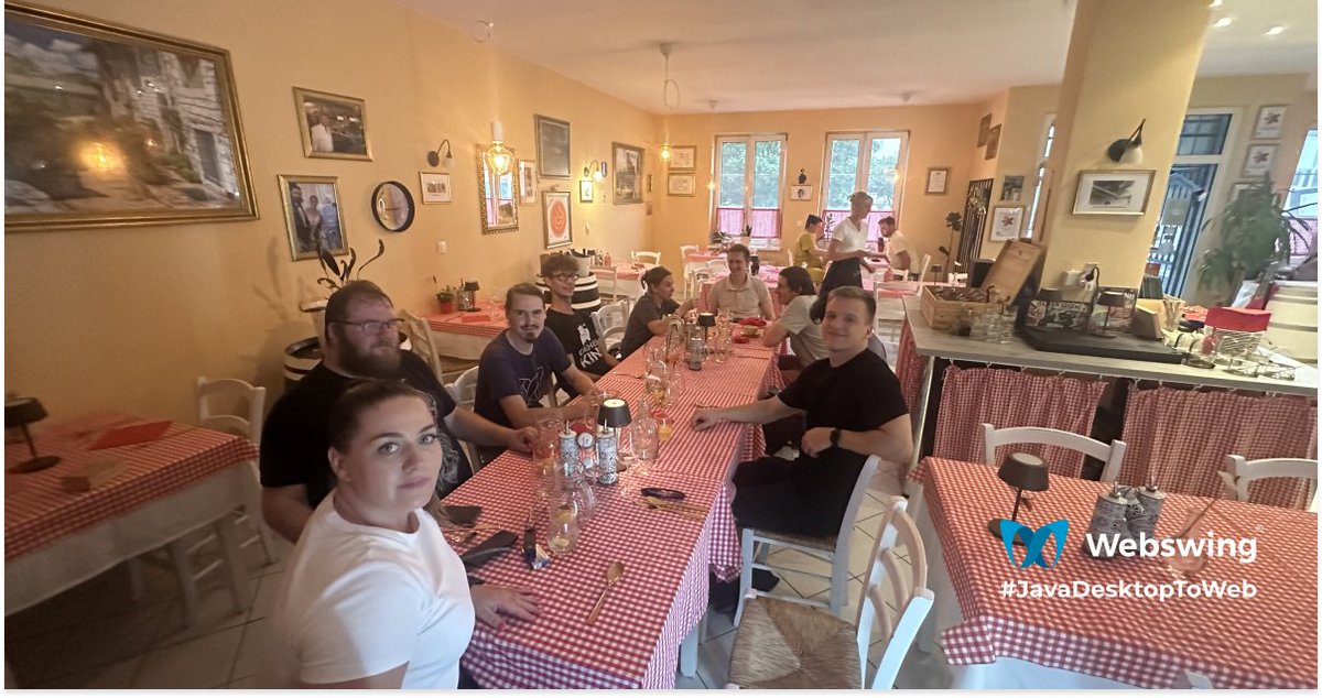 Webswing_org's tweet image. Good code, good food, great company. That’s how Webswing does teambuilding! 💙

webswing.org/en

#java #swing #javafx #eclipse #swt #netbeans #webswing #LegacyModernisation #JavaApps #technology #software #programming #app #team #teambulding