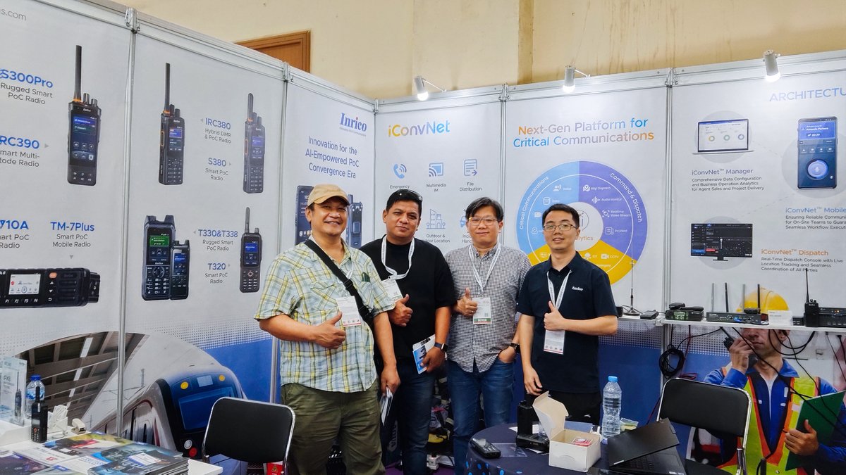 InricoSolutions's tweet photo. 👋Hello Jakarta! Day 1 at Global Sources Electronics 2025 kicked off fantastically! Huge thanks to everyone who visited #Inrico at Booth 1H02 — your energy made it unforgettable.
Curious how industries stay connected & secure? See it live at our booth!
📧ethan@inricosolutions.com https://t.co/hBChBOMMh8