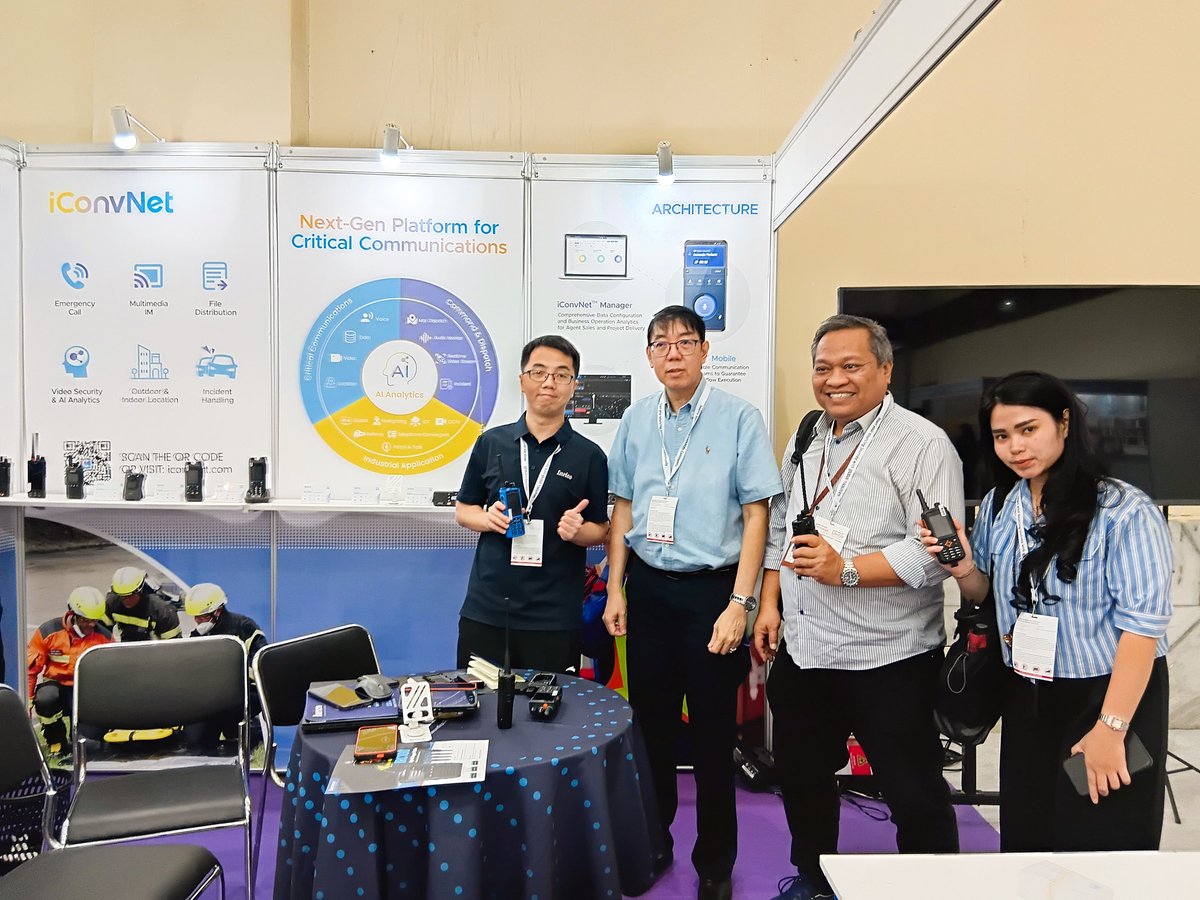 InricoSolutions's tweet photo. 👋Hello Jakarta! Day 1 at Global Sources Electronics 2025 kicked off fantastically! Huge thanks to everyone who visited #Inrico at Booth 1H02 — your energy made it unforgettable.
Curious how industries stay connected & secure? See it live at our booth!
📧ethan@inricosolutions.com https://t.co/hBChBOMMh8
