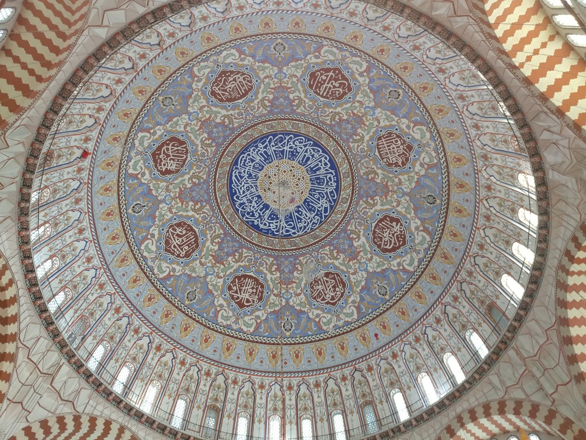 2019 3 Ağustos günü çektiğim Selimiye kubbesi..