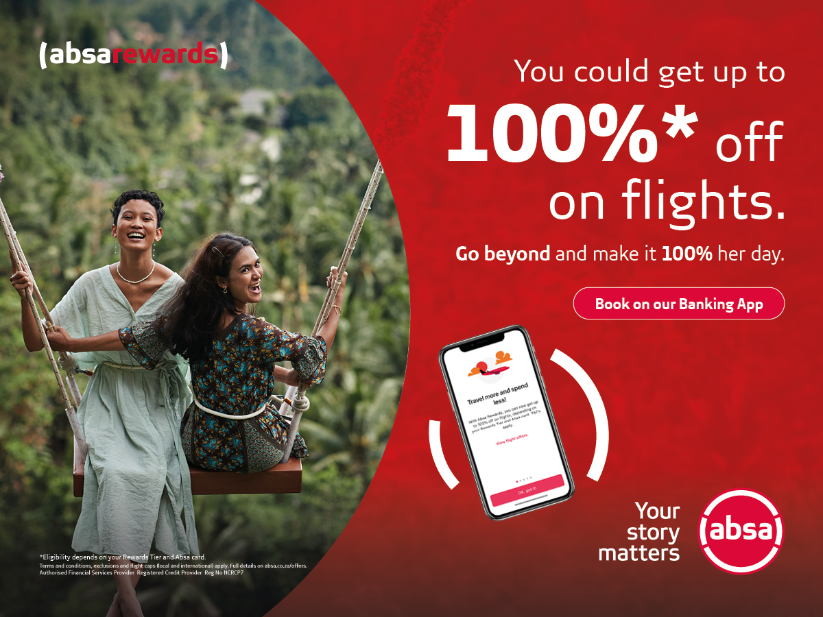 ecr9495's tweet photo. Your virtual Absa travel card could turn into R10,000 for a local getaway! WhatsApp #AbsaRewardsTravel to 067 384 0022 now. #ABSATravelRewards #YourStoryMatters @AbsaSouthAfrica https://t.co/x4X5gBCRIY