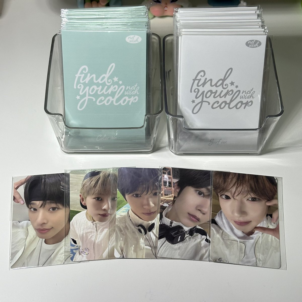 พร้อมส่ง✨

NCT WISH POP UP [FIND YOUR COLOR] TRADING CARD

สั่งซื้อ: s.shopee.co.th/6fY5sAb5Wr

🤍โค้ดส่วนลด 10% - 40%

🖤 เหลือซองละ 174฿ หลังใช้โค้ด 30%

🪄 1 ซอง = 1 สิทธิ์ ลุ้นเบเน 50,000 วอน

📍 ไลฟ์วันนี้ 18.00 shopee: proudjinus
#ตลาดนัดnct #ตลาดนัดnctwish