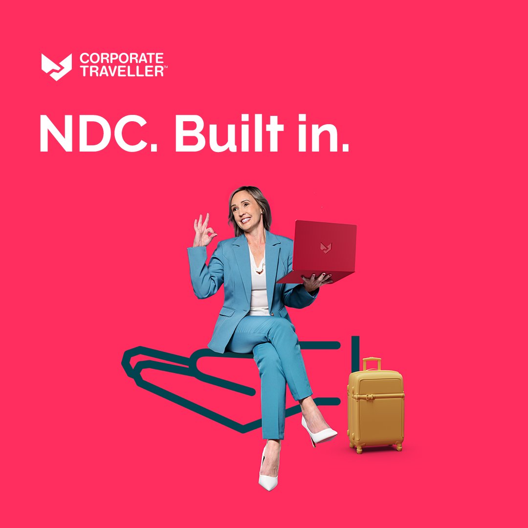 NDC changes how flights and extras are sold. With us, you get the #benefits without learning new systems. More #options, more #value – #zero complexity. Learn more: okt.to/VFfU7J 

#CorporateTravellerSA #NDC #BusinessTravel #Airfares #TMC #savings #dutyofcare #gogreen