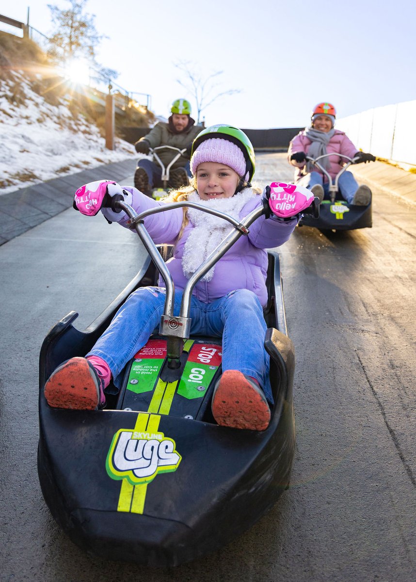 Winter adventures just got more exciting ❄️ 

Race down Kilvey Hill on the luge with unbeatable views of Swansea Bay! Mwynhewch y gaeaf, gyda Skyline!

#skylineswansea #skyline #swansea #swanseabay