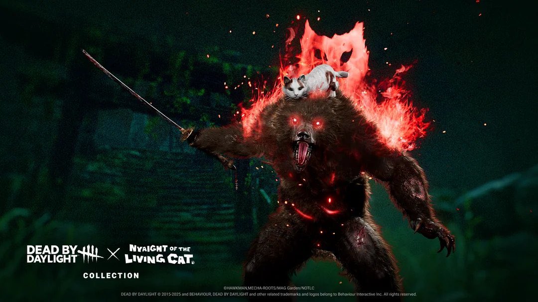 DbdLeaksHub's tweet photo. Esta es la colección "NYAIGHT OF THE LIVING CAT" en #DeadByDaylight 👀

Fecha de lanzamiento: 30 de septiembre https://t.co/cHarFTUTFY