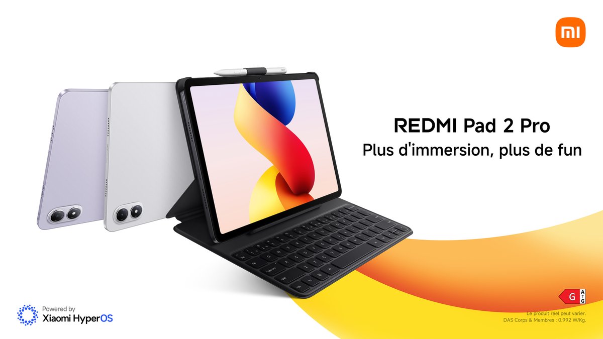 📺 Plus grand, plus net, plus immersif !
Avec la REDMI Pad 2 Pro, chaque film, série ou jeu devient une expérience inoubliable ✨

Découvrez-là 👉 fcld.ly/serie_15t