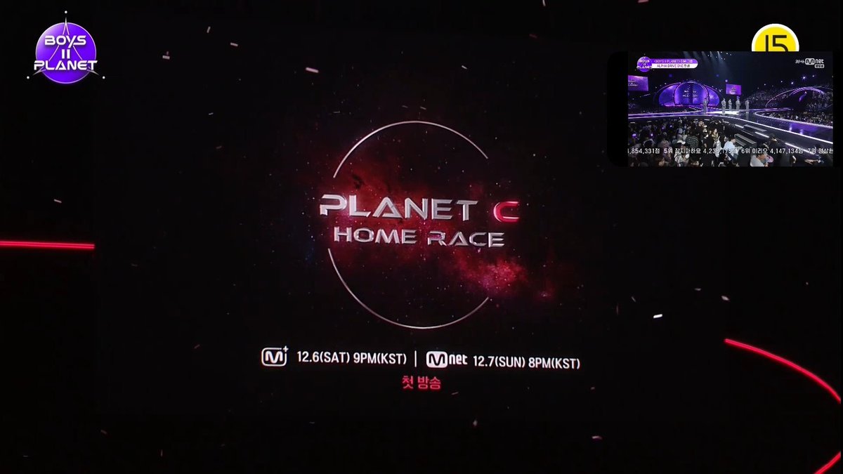 ₍ 📑 ₎ INFORMATION

BOYS II PLANET C HOME RACE débutera le 7 décembre !

#BOYS2PLANET #보이즈2플래닛 #보투플 #BOYSPLANET #보이즈플래닛 | 🐍