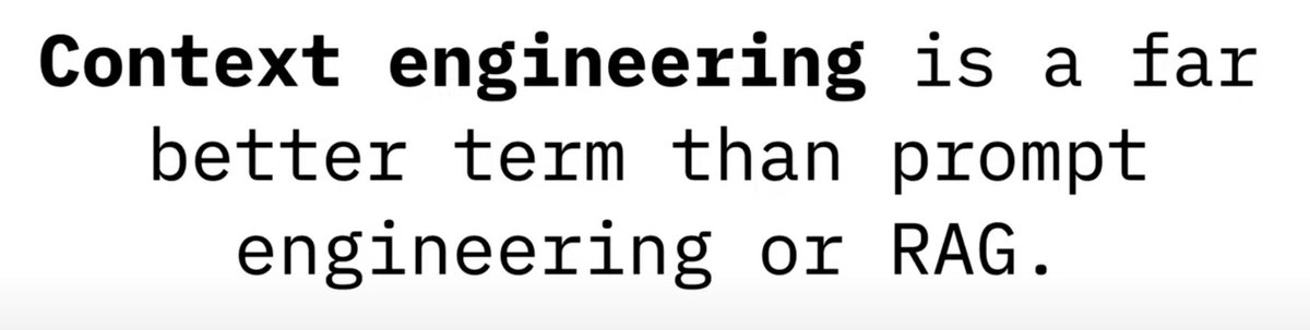Context Engineering &gt;&gt; Prompt Engineering!

Totally agree with <a href="/jeffreyhuber/">Jeff Huber</a>
