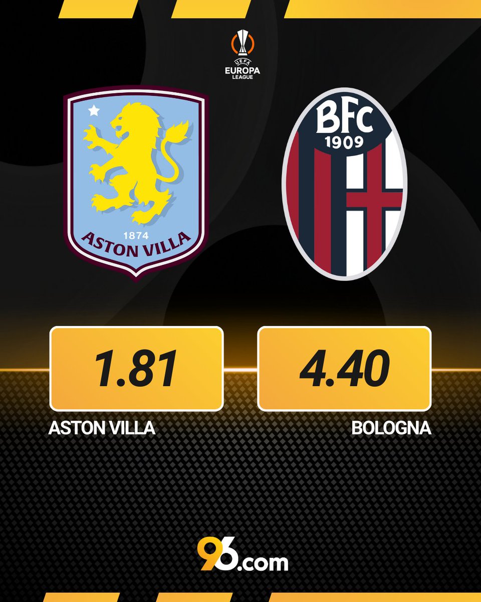 Love some Europa League action on a Thursday night 🤩

Bologna are 4.40 to get a result at away at Villa who have started the season slowly 👀 #VILBOL