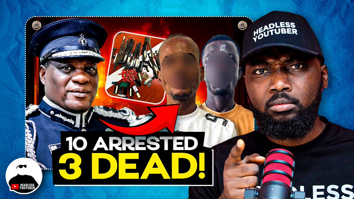 10 Notorious Armed Robbers Arrested by Ghana Police. 3 Dead || Full Gist 

youtu.be/mvoAVcv_yII?si… via <a href="/YouTube/">YouTube</a>