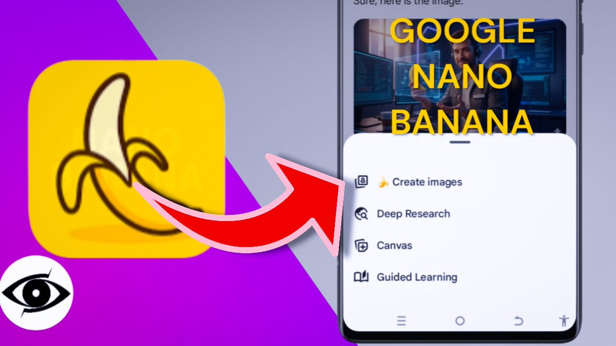 Future90232925's tweet image. 🎨 Create &amp;amp; edit stunning images for FREE with Google’s Nano Banana AI.
Watch this quick tutorial and start today 👉 [youtu.be/mlGM_HW4bIs]
#AItools #ImageEditing #Googlenanobanana